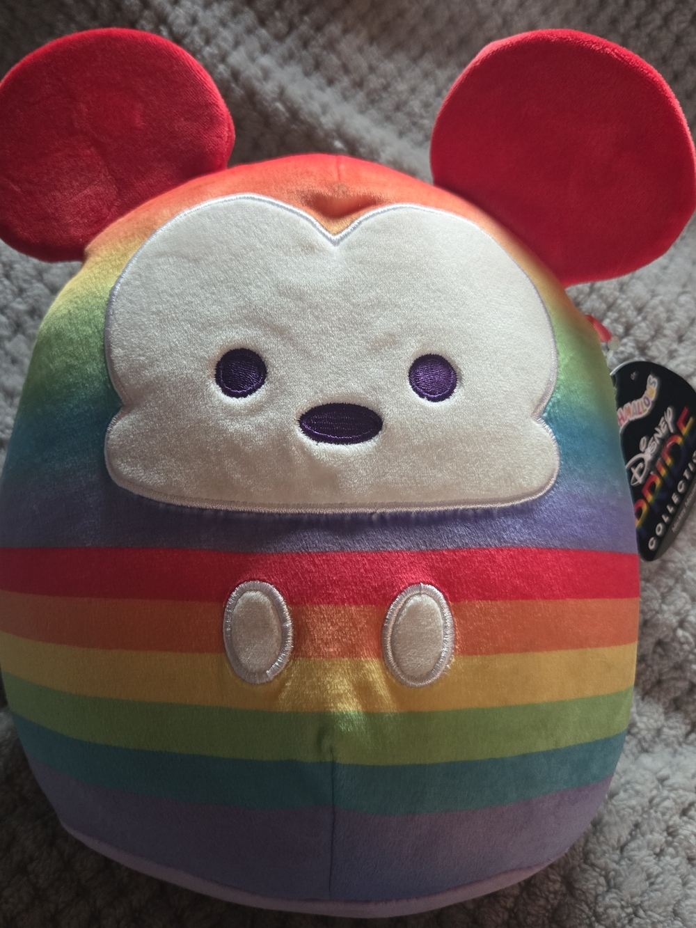 Disney Pride Collection Rainbow Mickey 8" Squishmallow NWT